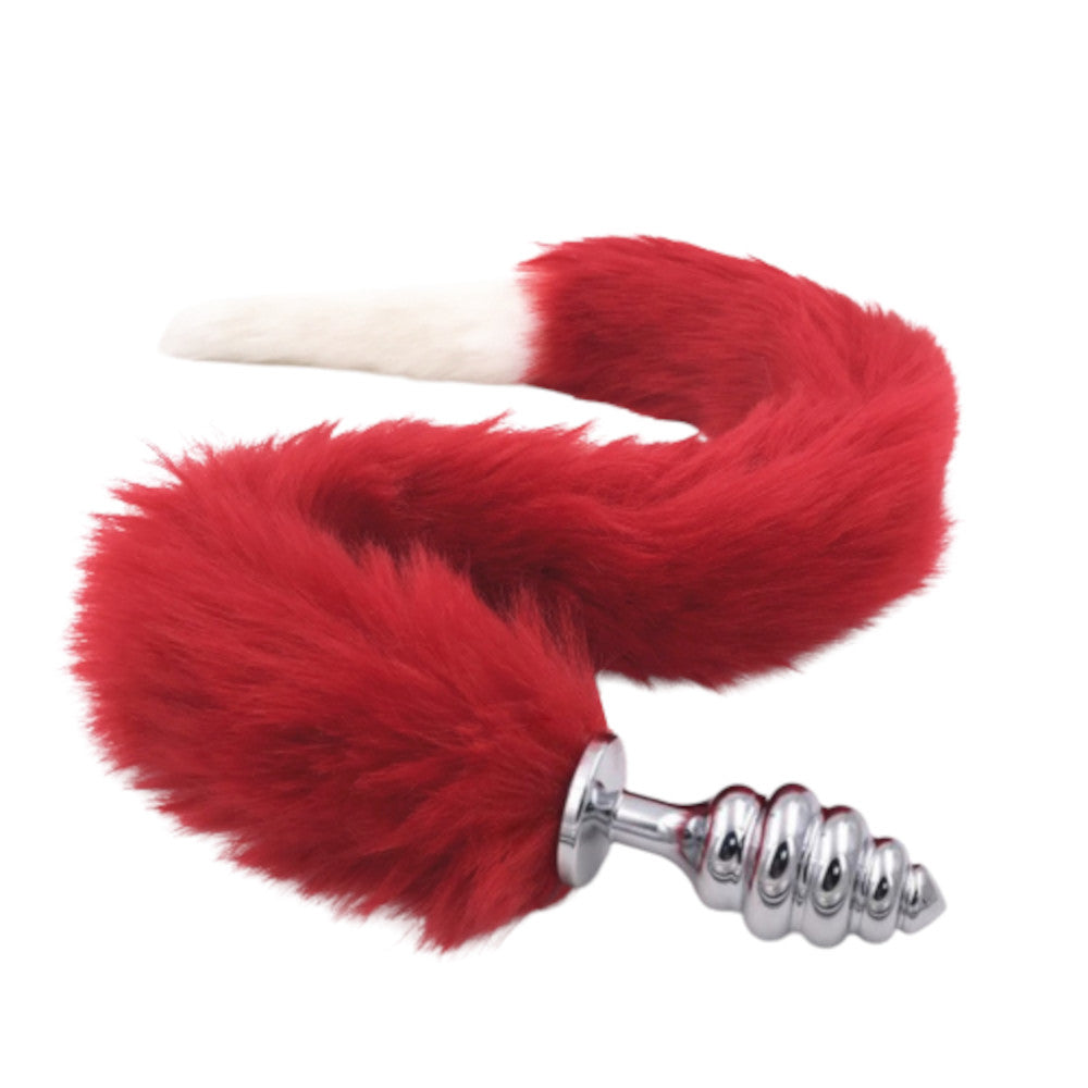 unterschied dildo vibrator Red Panda Tail Butt Plug & Red Panda Ears Set