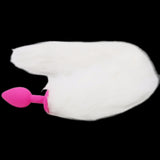 10" White Cat Tail Plug