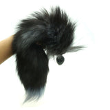 10 Speed Vibrator Silicone Multicolor Tail Plug