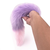 Silicone Purple Pink Tail Butt Plug