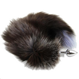 17" Stainless Steel Brown Cat Tail Plug