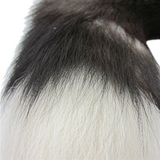 15" Silicone Black Cat Tail Plug