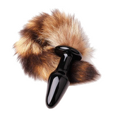 10" Silicone Brown Faux Tail Plug