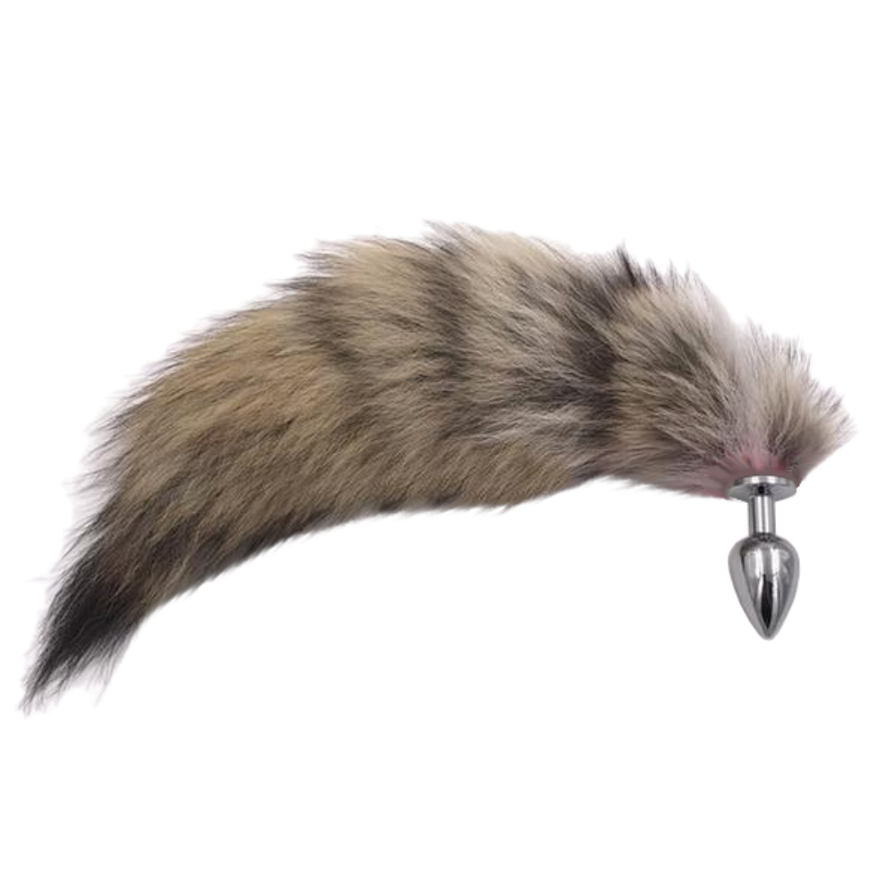 9" Brown Fox Tail Plug 9" Brown Fox Tail Plug