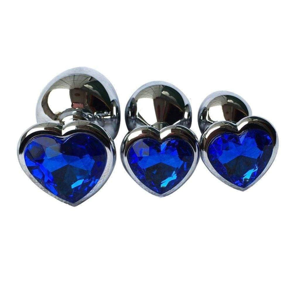 Jeweled Princess Plug 3pc Set