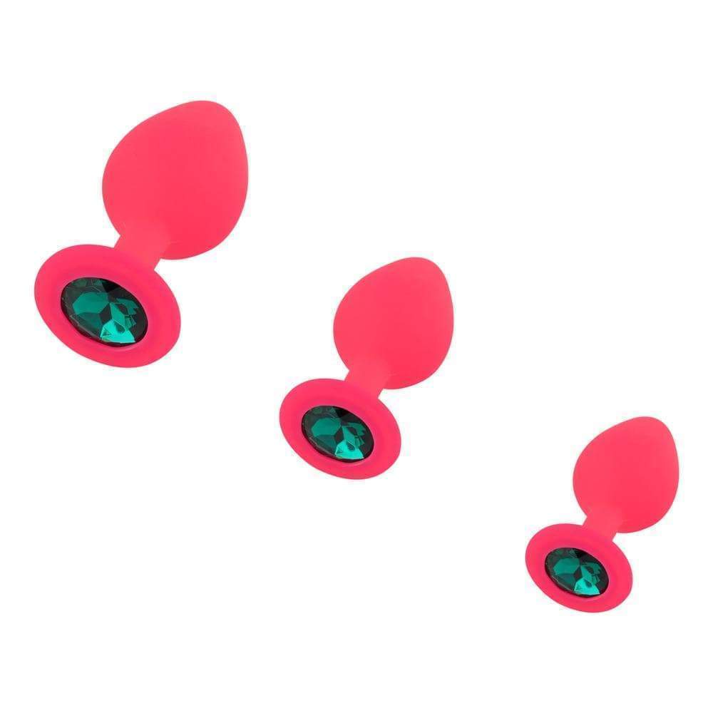 Silicone Princess Plug, Pink Set Silicone Princess Plug, Pink Set