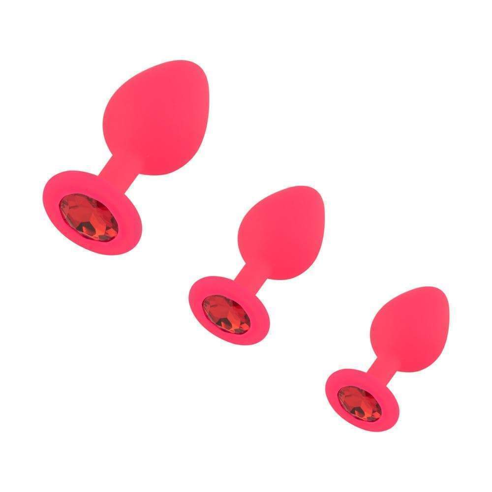 Silicone Princess Plug, Pink Set Silicone Princess Plug, Pink Set