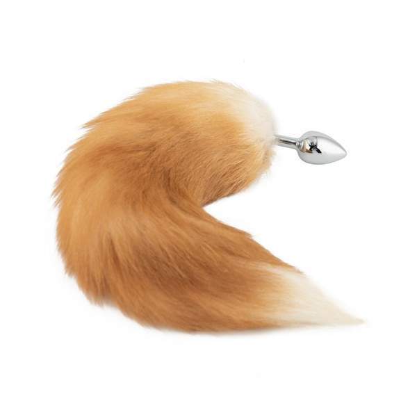 Fox Tail Plug, Light Brown 17