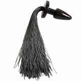 Black Silicone Horse Tail Plug