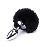 3" Stainless Steel 7 Colors Bunny Tail Plug