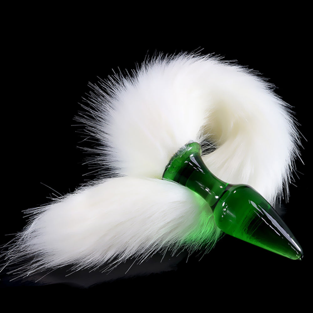 Glass tail butt plugs Glass tail butt plugs