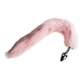 16" Stainless Steel Pink Fox Tail Collection