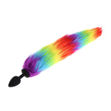 13" Stainless Silicone Rainbow Tail Plug