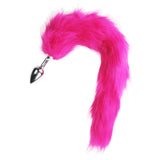 Stainless Steel Pink Fox Tail Plug