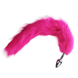 Stainless Steel Pink Fox Tail Plug
