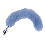 14" Stainless Steel Blue Cat Tail Plug